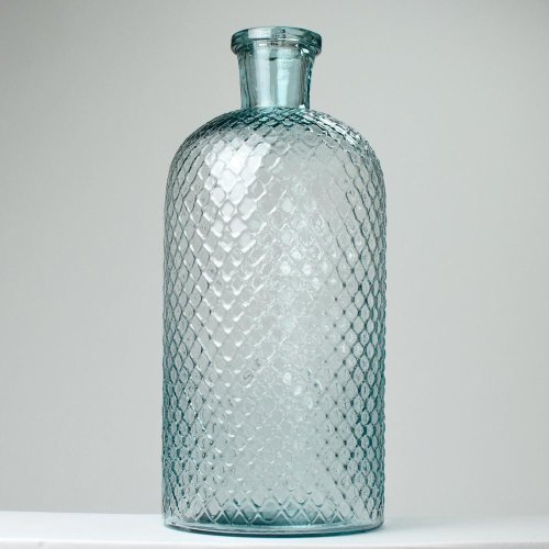 Váza fľaša recyklované sklo 8 l 19 × 42 cm
