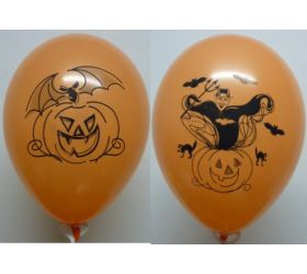 Balóniky detské s potlačou - Balón Halloween