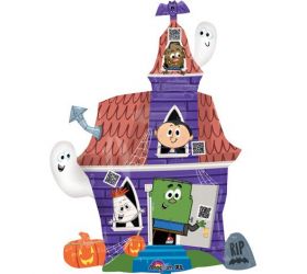 Balón Halloween hnedý