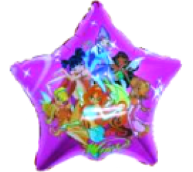 Balónik Winx hviezda