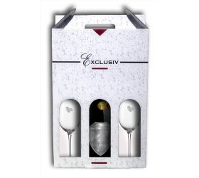 Svadobný darčekový vínny  set 3 v 1  červené víno