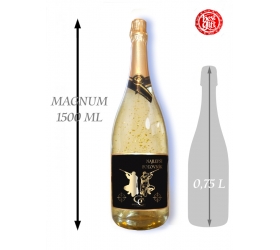 1,5  L Gold Cuvee šumivé víno so zlatom Najlepší poľovník