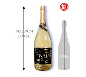 1,5  L Gold Cuvee šumivé víno so zlatom Najlepší šéf