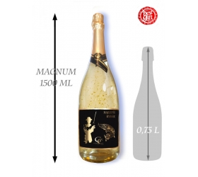 1,5  L Gold Cuvee šumivé víno so zlatom Najlepší rybár