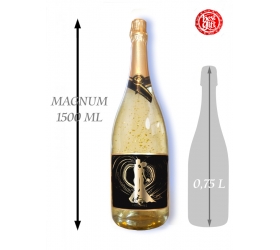 1,5  L Gold Cuvee šumivé víno so zlatom  Novomanželom