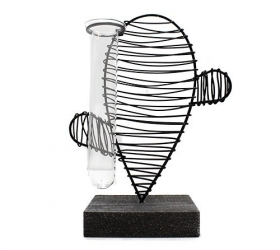 Hydroponický Dekoračný Kvetináč - Kaktus a Skúmavka