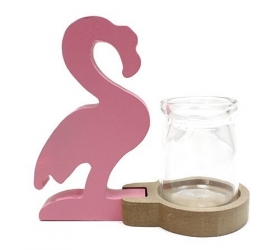 Hydroponický Dekoračný Kvetináč - Ružový Plameniak