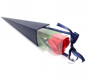 Mydlový kvet - červená Ruža