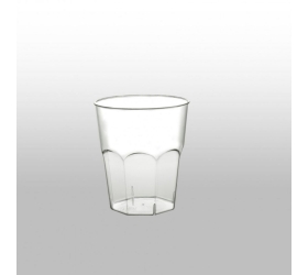 Plastový koktailový pohár - 200ml, transparentný