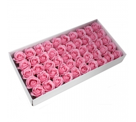 Mydlové kvety, stredná ruža - ružová