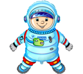 Balón Kozmonaut modrý