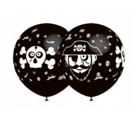 Balón Pirát čierny
