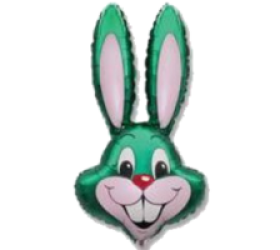 Balón Zajačik zelený - 35cm