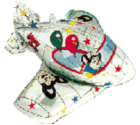 Balónik Lietadlo 3D