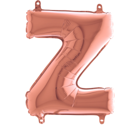 Balón písmeno Z rose gold 35 cm