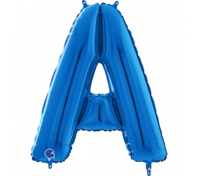Balón písmeno A modré 66 cm