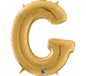 Balón písmeno G zlaté 66 cm