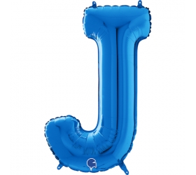 Balón písmeno J modré 66 cm