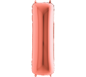 Balón písmeno I rose gold 100 cm