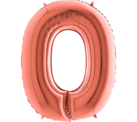 Balón písmeno O rose gold 100 cm