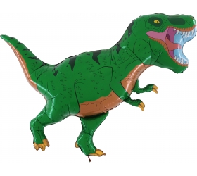 Balón Dino T-Rex zelený