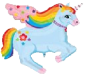 Balón Dúhový Jednorožec