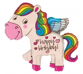 Balón Jednorožec Happy Bday