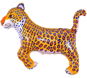 Balón Leopard - čierny