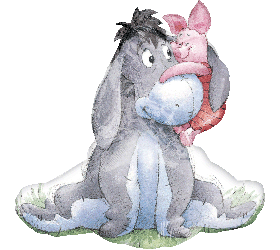 Balón Somárik Eeyore a Prasiatko Piglet