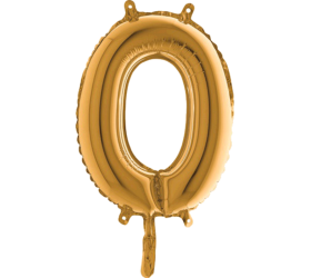 Balón číslo 0 zlaté 35 cm