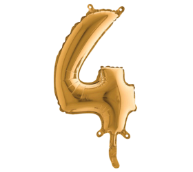 Balón číslo 4 zlaté 35 cm