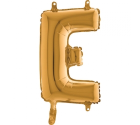 Balón písmeno E zlaté 35 cm