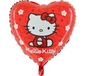 Balón Hello Kitty červený
