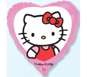 Balón Hello Kitty v Srdiečku