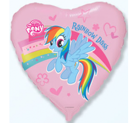 Balón My Little Pony Dúha