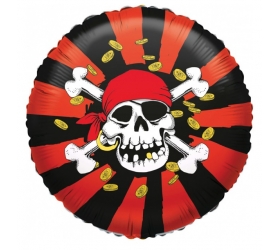 Balón Pirát lebka