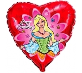 Balón Princezná happy