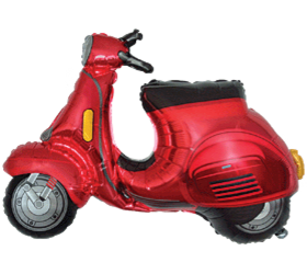 Balón Vespa červená