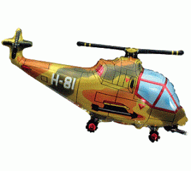 Balón Vrtuľník vojenský