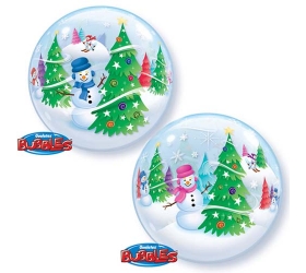 Q Bubbles Christmas Tree & Snowman