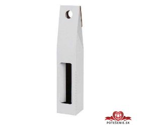 Obal na fľašu - biela farba