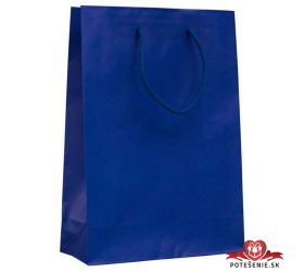 Darčeková taška  modrá M