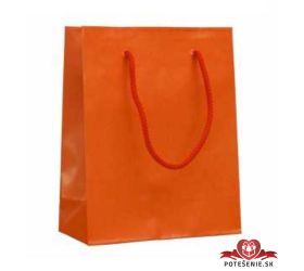 Darčeková taška  oranžováM