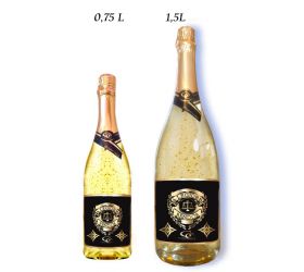 Ajándék palack A legjobb rendőr - Arannyal dúsított habzóbor