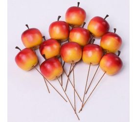 Zápich jablko červené 3cm s/12