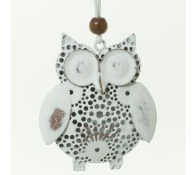 Záves sova biel/zlatá mix  super cena