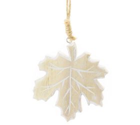 Záves list javor 9,5x10,5x1,5cm