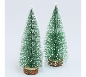 Vian.stromček zel. na pni 20cm s/2