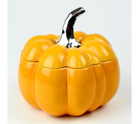 Tekvica dóza porcelán oranžová 17.7*17.2*16.1cm