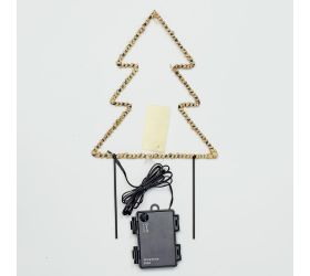 Zápich strom led kov 17,5x30,5cm